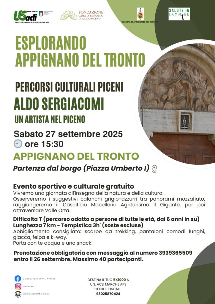 US ACLI: ESPLORANDO APPIGNANO DEL TRONTO