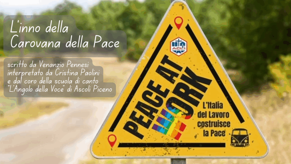 Ascoltate L'inno scritto per la Carovana della Pace delle Acli dal nostro Venanzio Pennesi ed interpretato insieme a Cristina Paolini