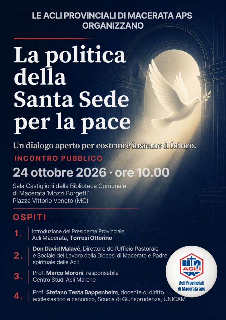 LE ACLI PROVINCIALI DI MACERATA APS PRESENTANO: